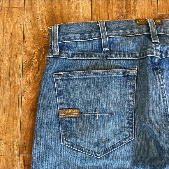 ARIAT Men’s Classic Bootcut M4 Blue Jeans Size 30 x 34 - Picture 14 of 14